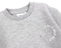 Name It grey melange sweatshirt loose fit